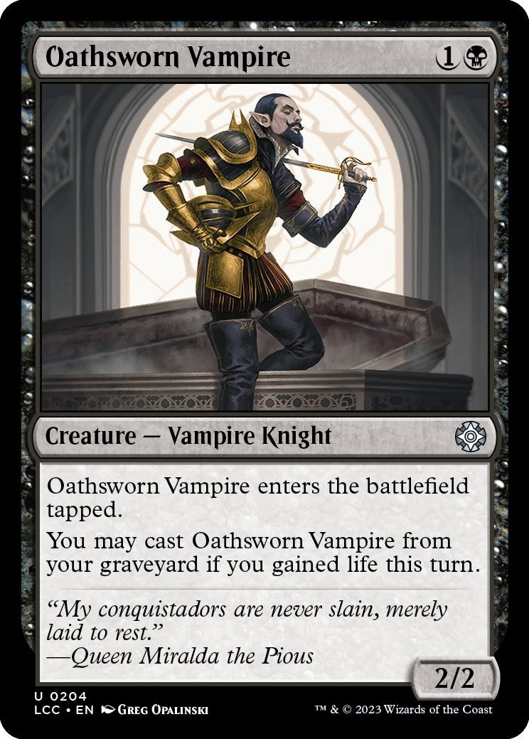 Oathsworn Vampire (204) [LCC] - MTG Single