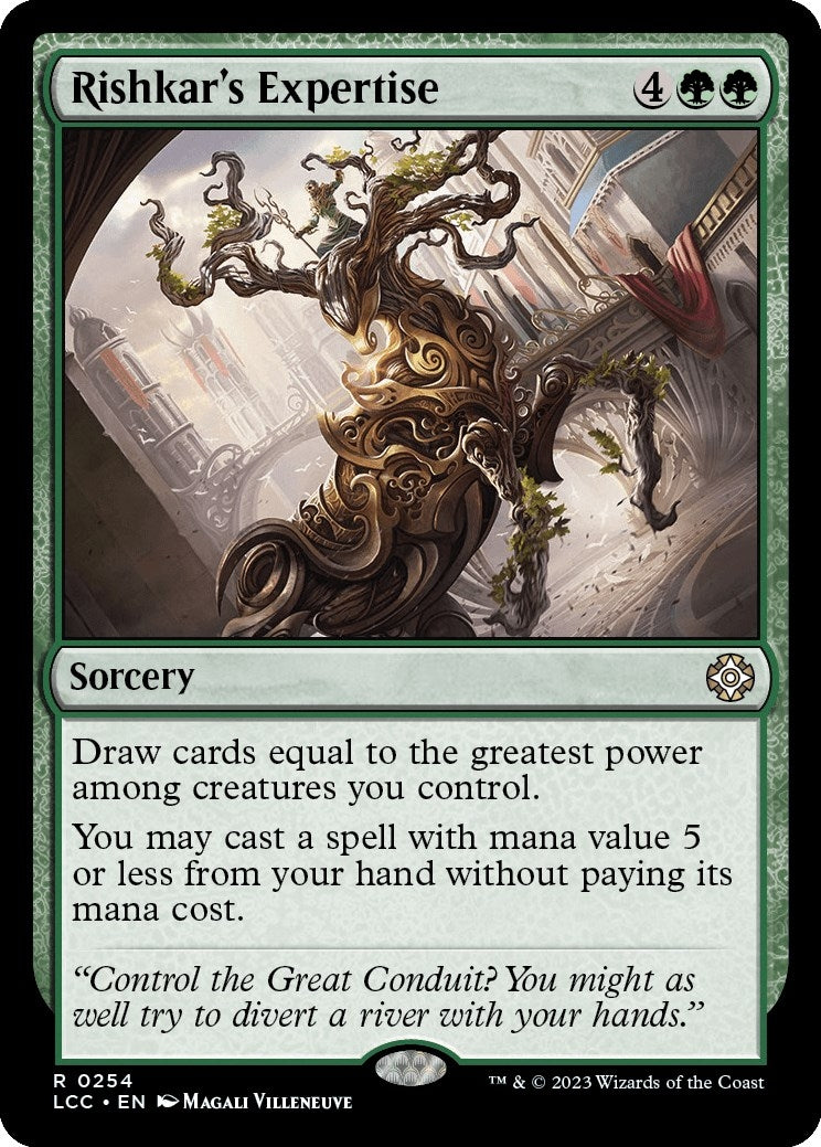 Rishkar’s Expertise (254) [LCC] - MTG Single