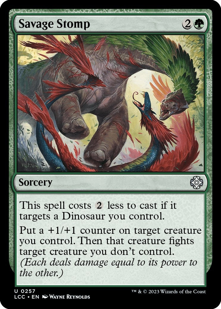 Savage Stomp (257) [LCC] - MTG Single