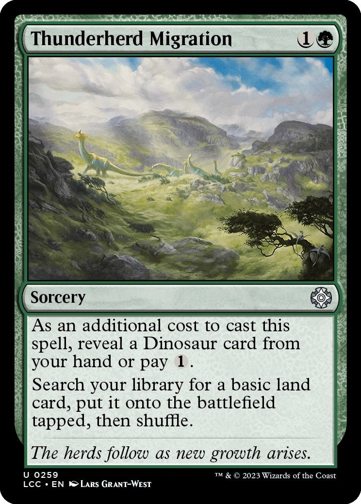 Thunderherd Migration (259) [LCC] - MTG Single