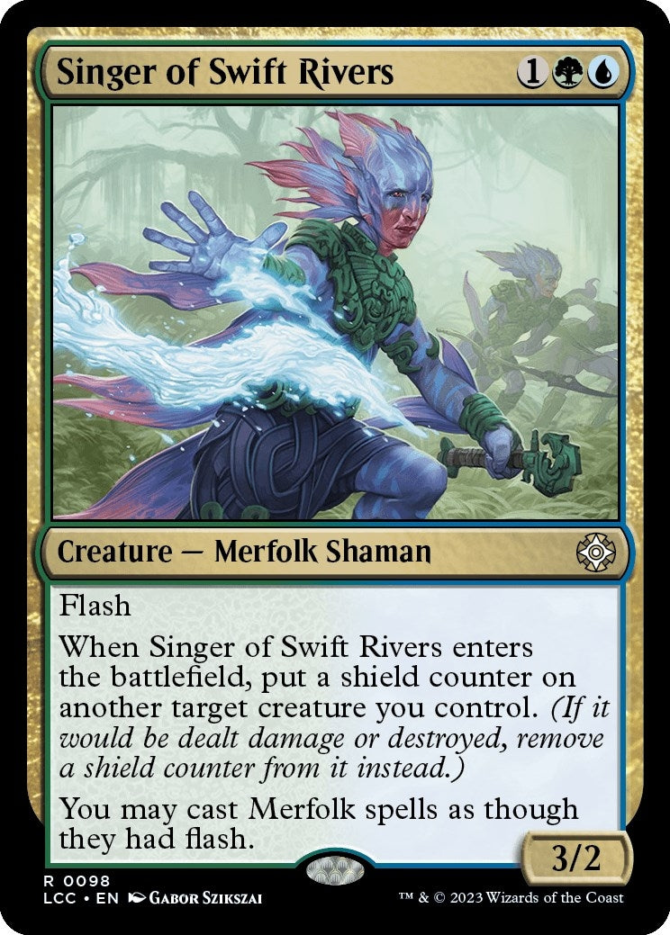 Singer of Swift Rivers (98) [LCC] - MTG Single