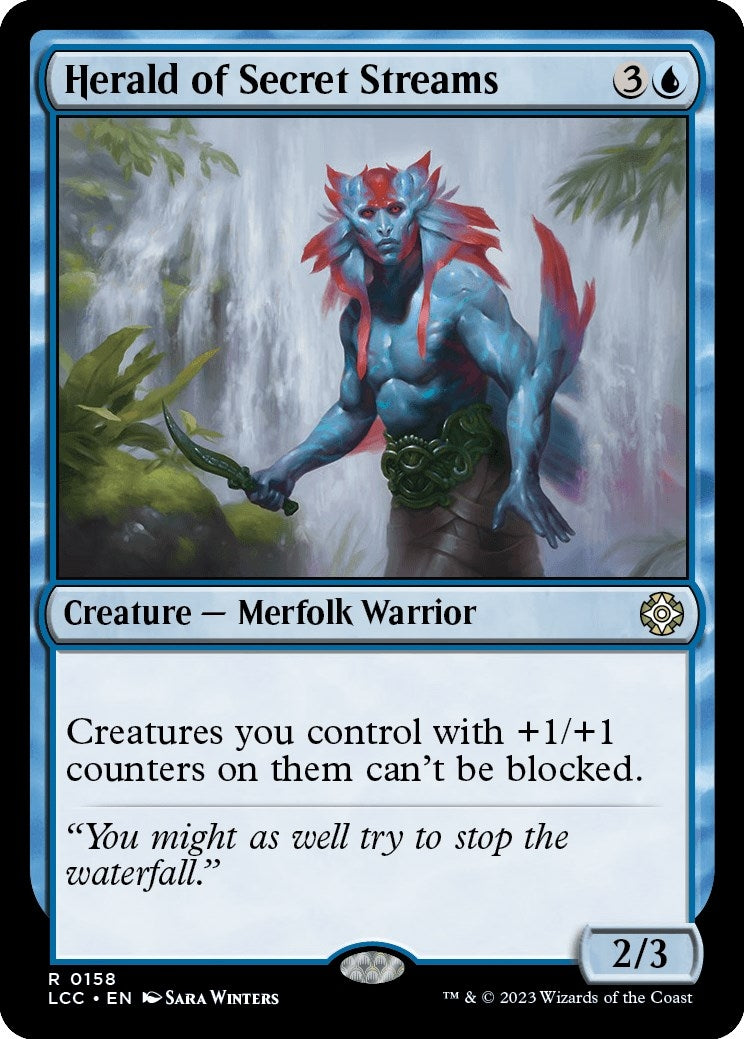 Herald of Secret Streams (158) [LCC] - MTG Single