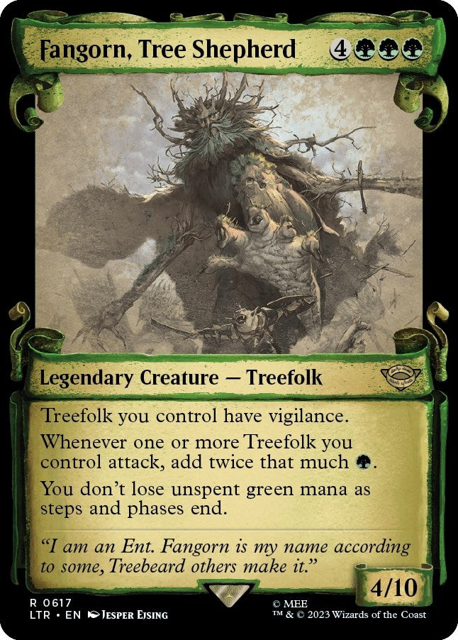 Fangorn Tree Shepherd (Showcase Scrolls) (617) [LTR] - MTG Single
