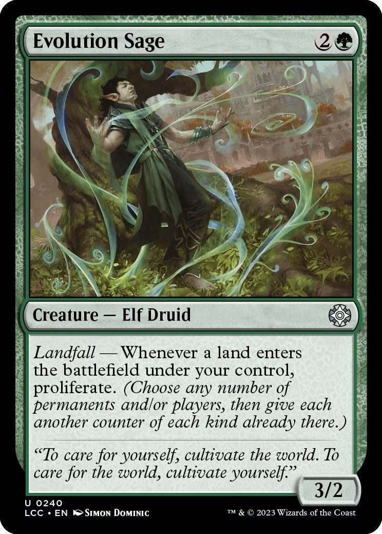 Evolution Sage (240) [LCC] - MTG Single