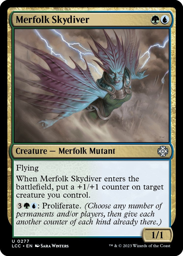 Merfolk Skydiver (277) [LCC] - MTG Single