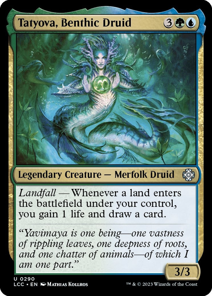 Tatyova Benthic Druid (290) [LCC] - MTG Single