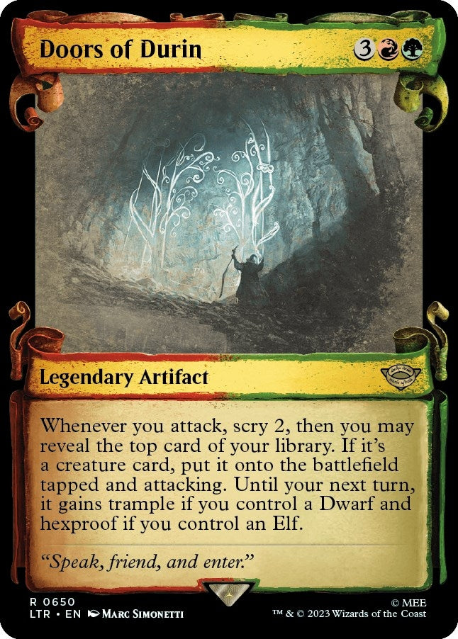 Doors of Durin (Showcase Scrolls) (650) [LTR] - MTG Single