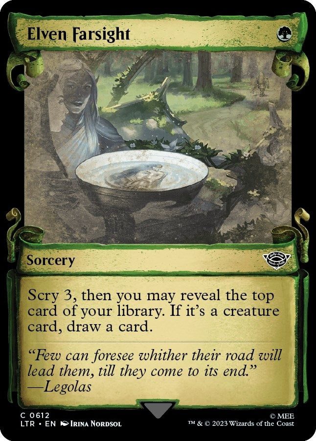 Elven Farsight (Showcase Scrolls) (612) [LTR] - MTG Single