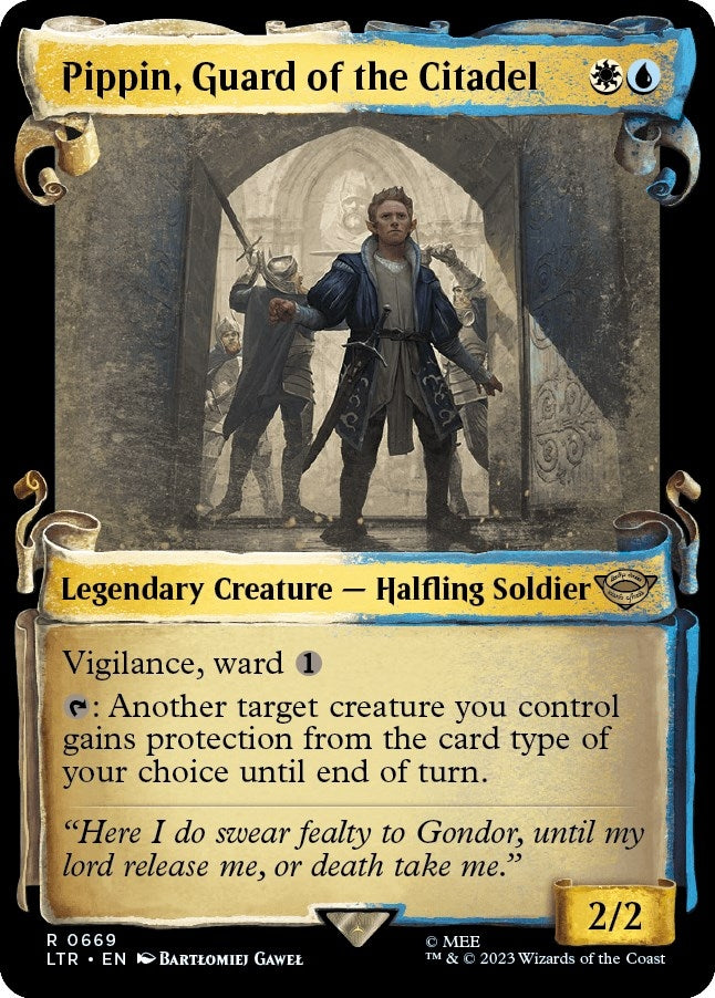 Pippin Guard of the Citadel (Showcase Scrolls) (669) [LTR] - MTG Single