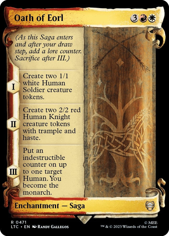 Oath of Eorl (Showcase Scrolls) (471) [LTC] - MTG Single