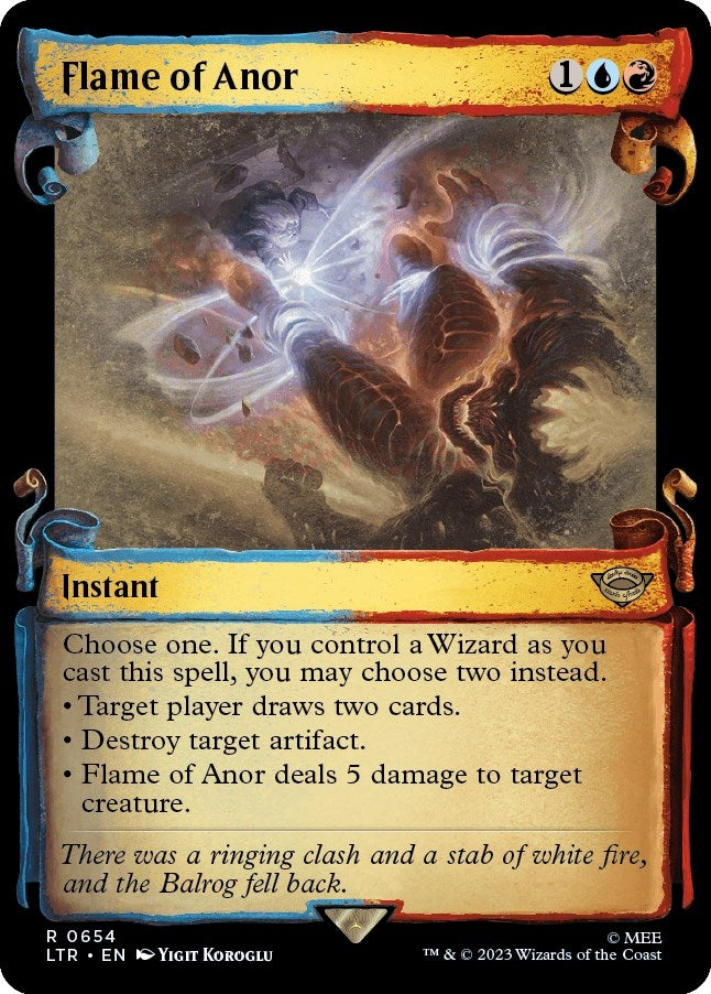 Flame of Anor (Showcase Scrolls) (654) [LTR] - MTG Single