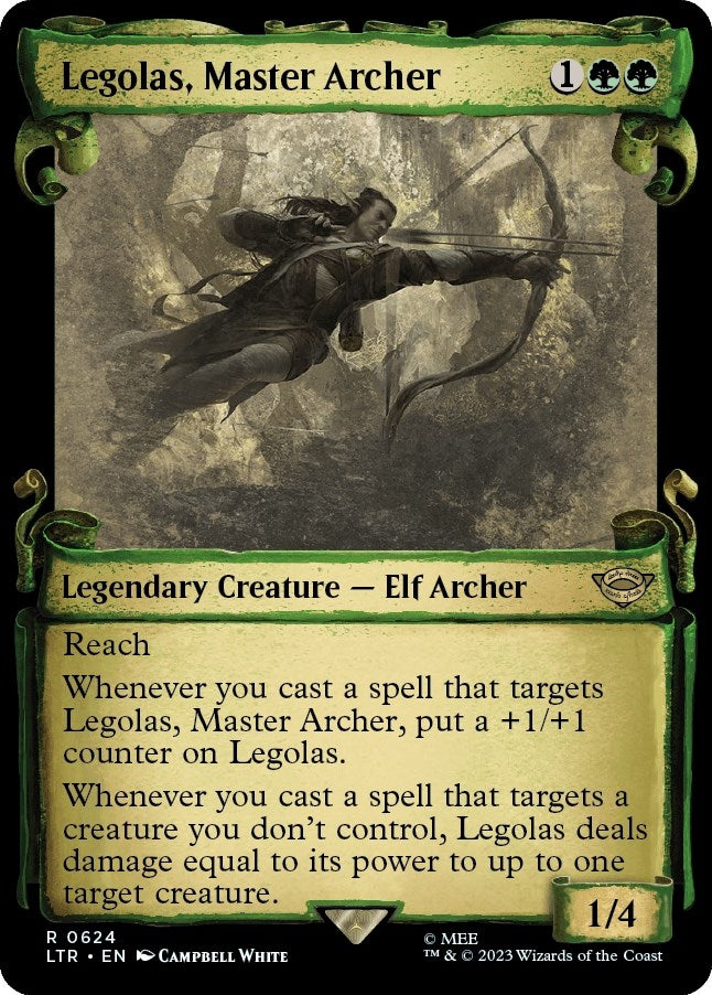 Legolas Master Archer (Showcase Scrolls) (624) [LTR] - MTG Single