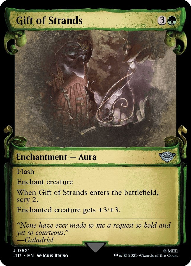 Gift of Strands (Showcase Scrolls) (621) [LTR] - MTG Single