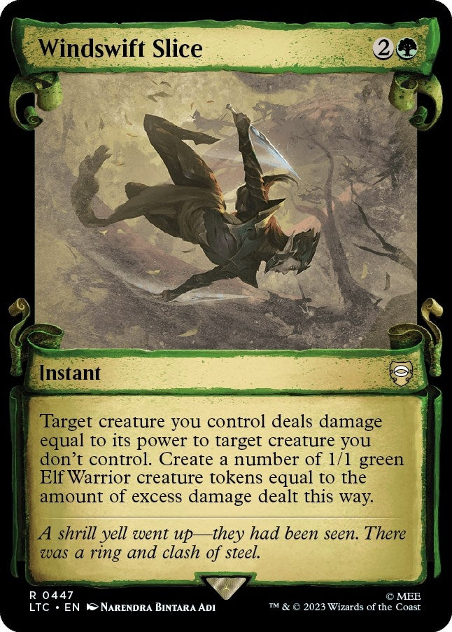 Windswift Slice (Showcase Scrolls) (447) [LTC] - MTG Single