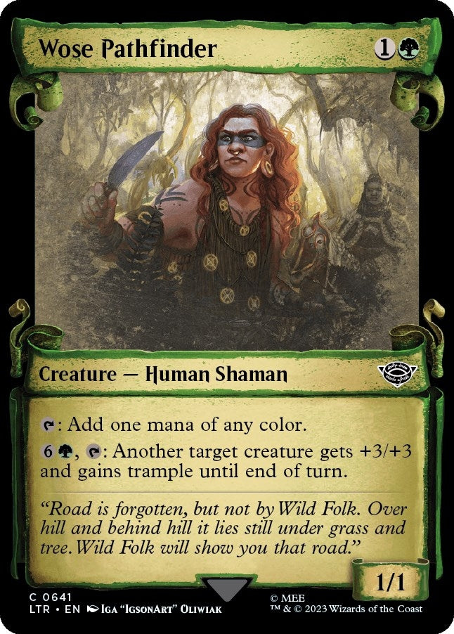 Wose Pathfinder (Showcase Scrolls) (641) [LTR] - MTG Single