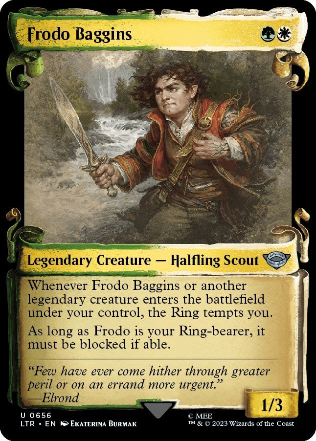 Frodo Baggins (Showcase Scrolls) (656) [LTR] - MTG Single