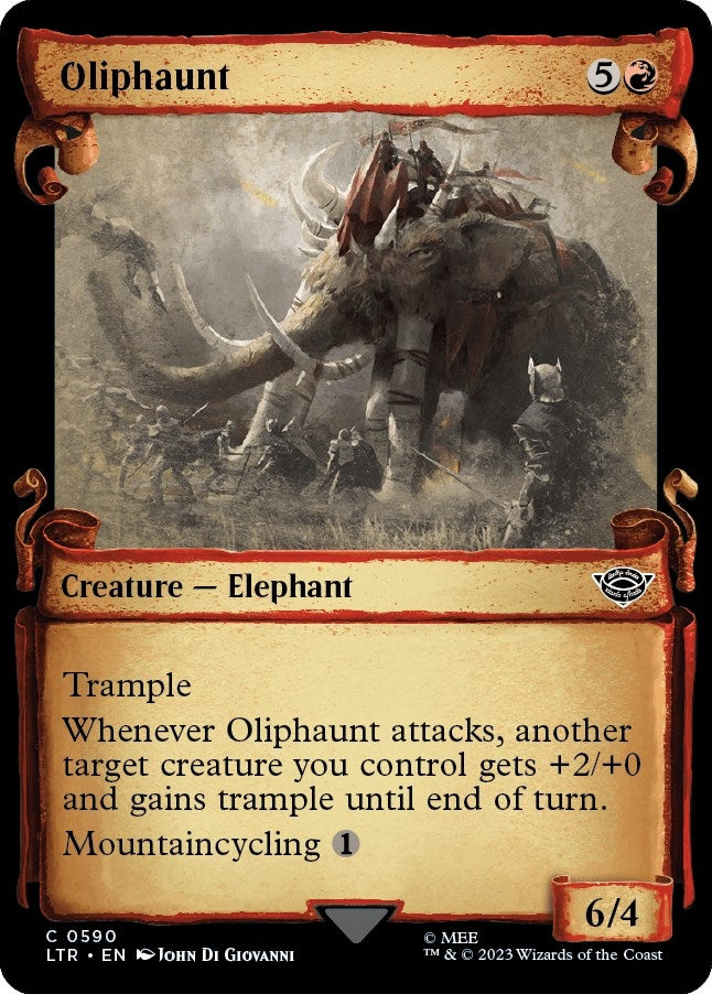 Oliphaunt (Showcase Scrolls) (590) [LTR] - MTG Single