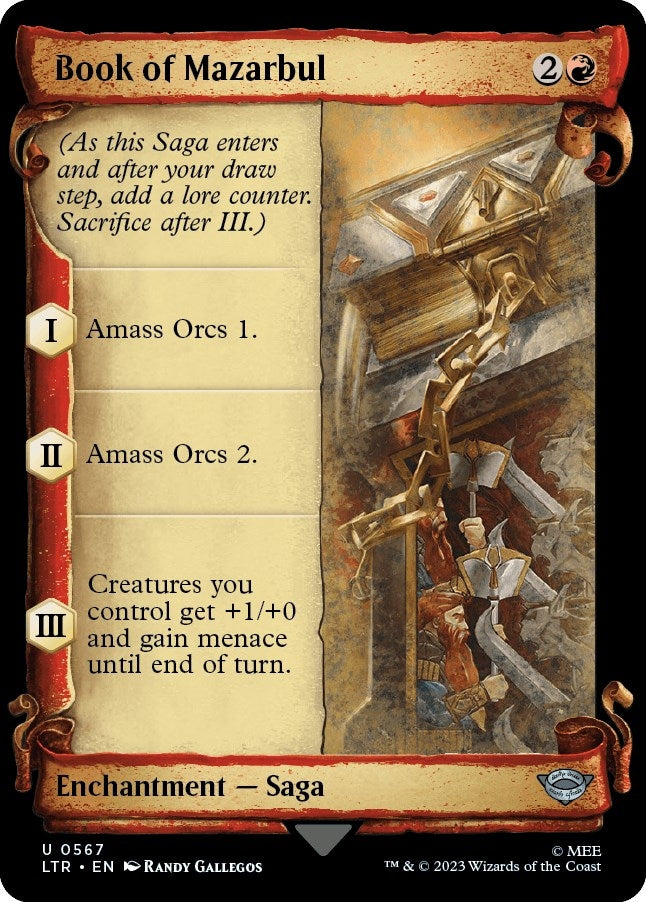 Book of Mazarbul (Showcase Scrolls) (567) [LTR] - MTG Single