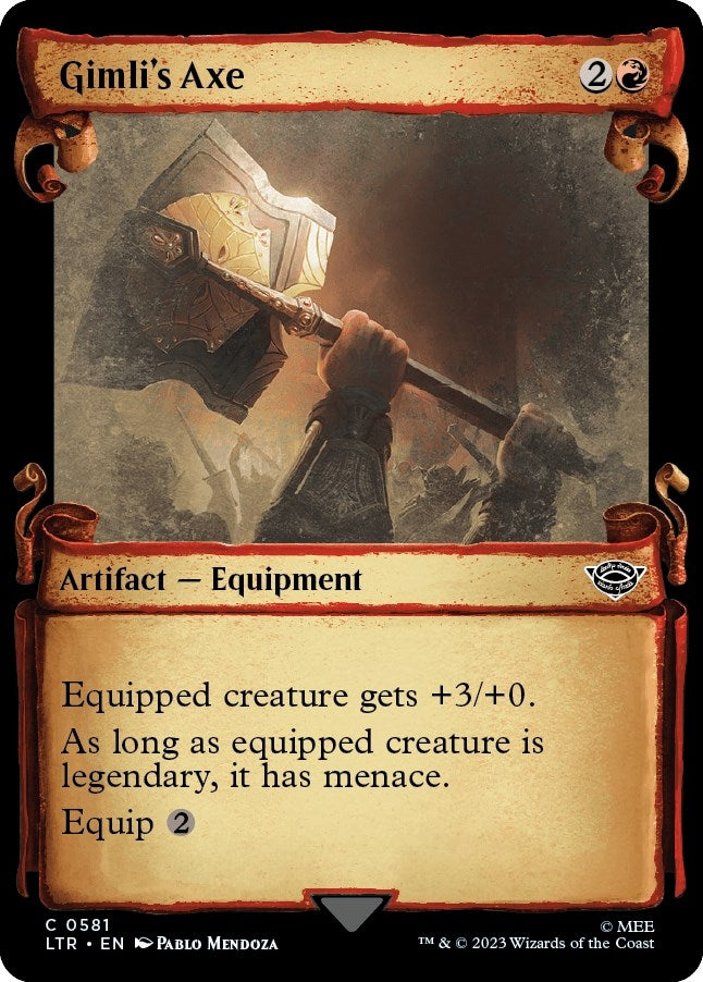 Gimli’s Axe (Showcase Scrolls) (581) [LTR] - MTG Single