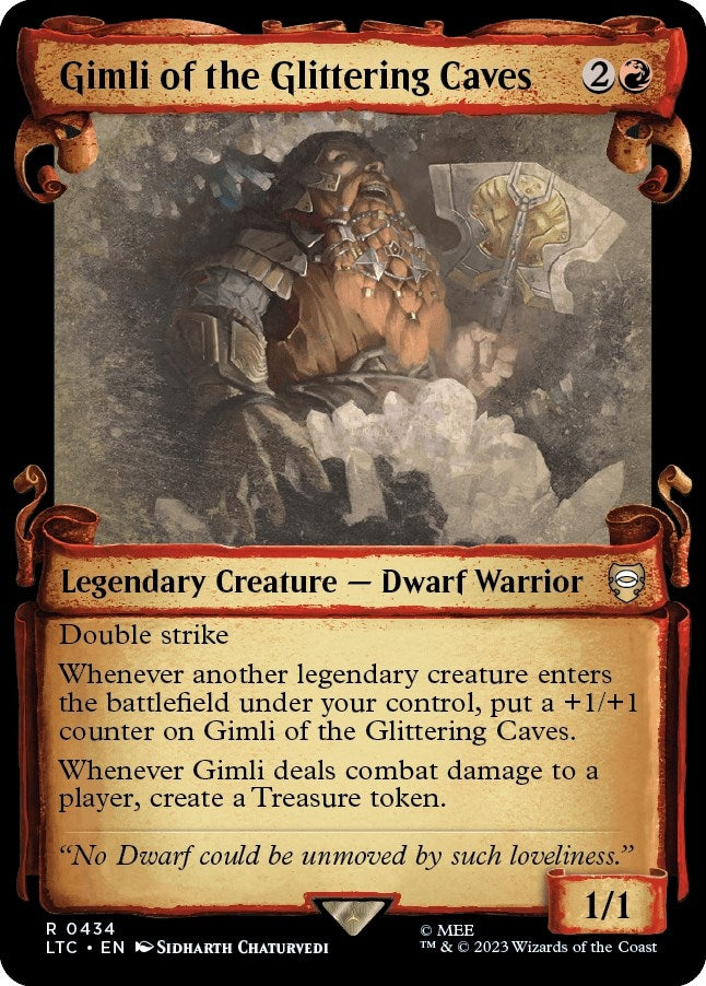Gimli of the Glittering Caves (Showcase Scrolls) (434) [LTC] - MTG Single