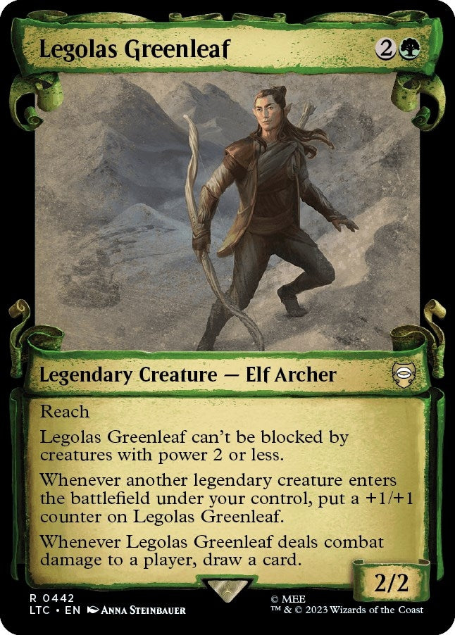 Legolas Greenleaf (Showcase Scrolls) (442) [LTC] - MTG Single