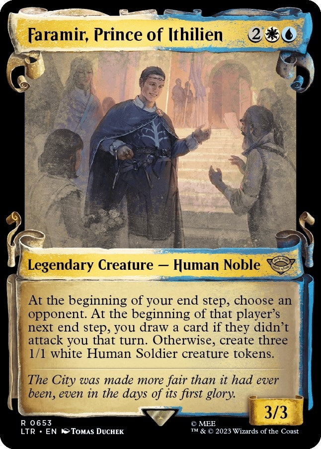 Faramir Prince of Ithilien (Showcase Scrolls) (653) [LTR] - MTG Single