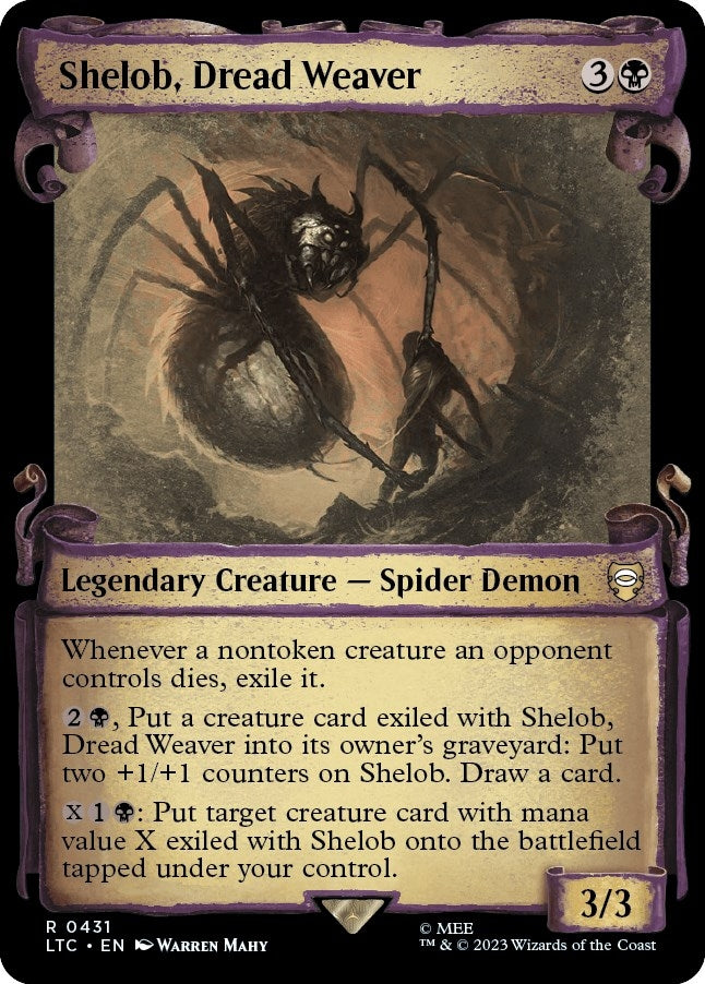 Shelob Dread Weaver (Showcase Scrolls) (431) [LTC] - MTG Single