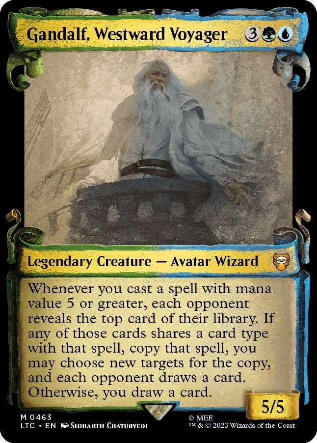 Gandalf Westward Voyager (Showcase Scrolls) (463) [LTC] - MTG Single