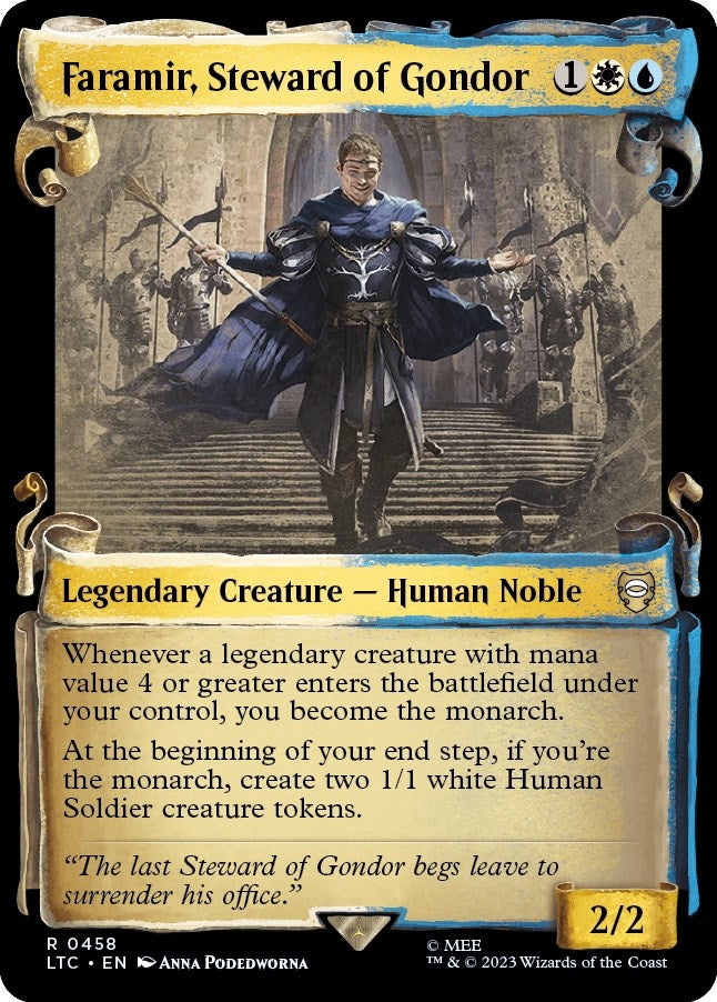 Faramir Steward of Gondor (Showcase Scrolls) (458) [LTC] - MTG Single
