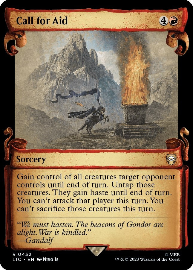 Call for Aid (Showcase Scrolls) (432) [LTC] - MTG Single