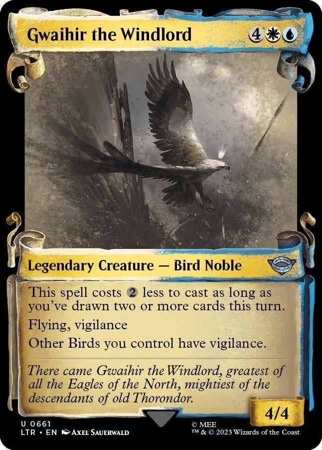 Gwaihir the Windlord (Showcase Scrolls) (661) [LTR] - MTG Single