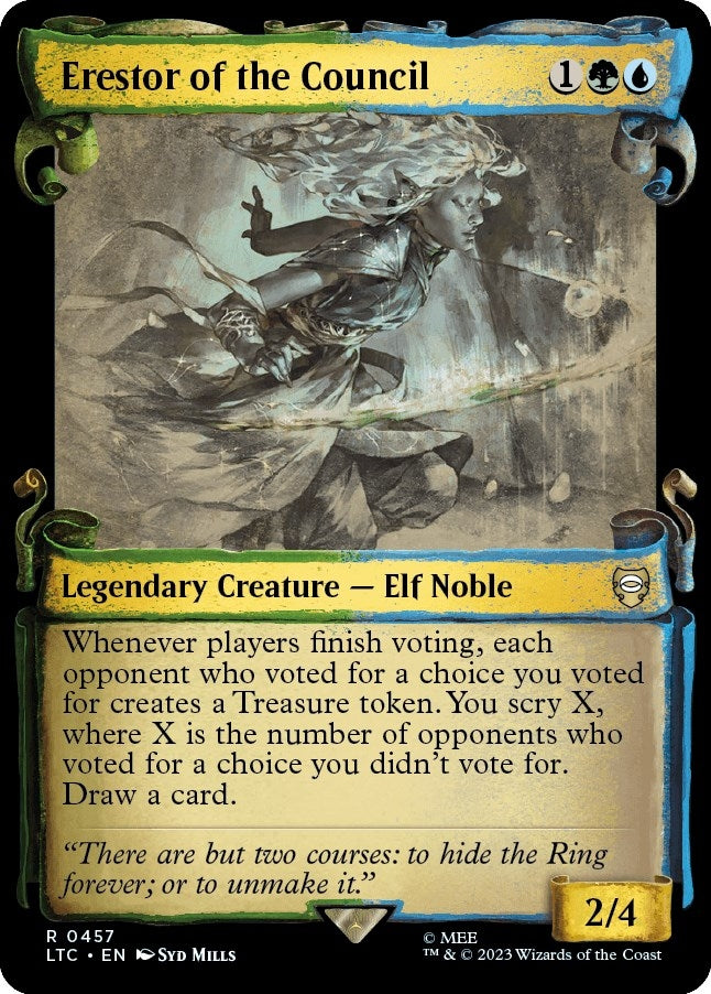 Erestor of the Council (Showcase Scrolls) (457) [LTC] - MTG Single