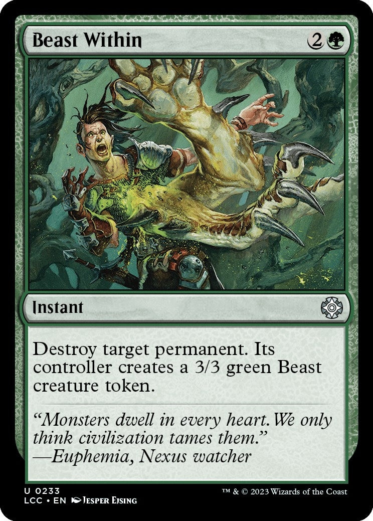 Beast Within (233) [LCC] - MTG Single