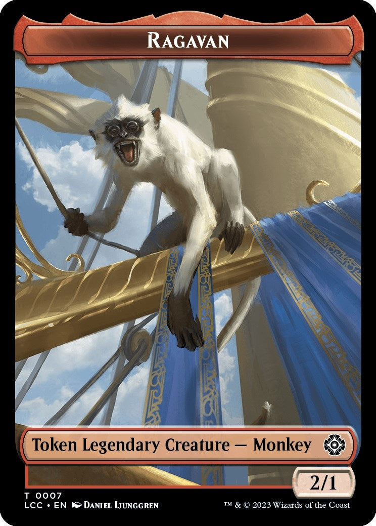 Ragavan // Treasure Double-Sided Token (0) [LCC] - MTG Single