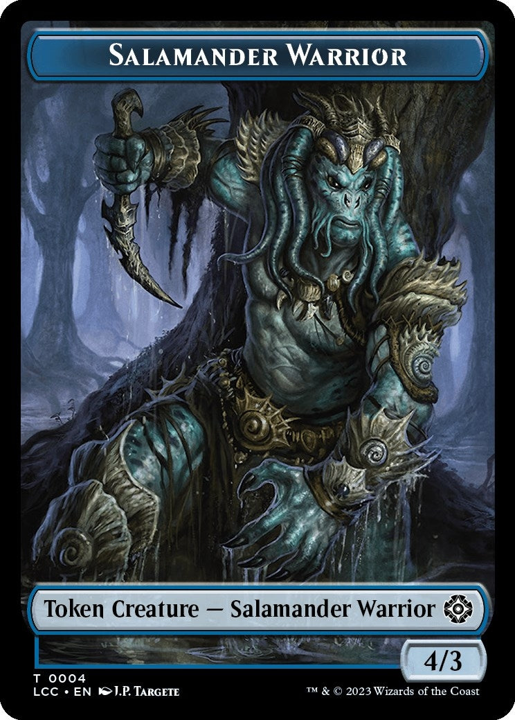 Salamander Warrior // Shapeshifter Double-Sided Token (0) [LCC] - MTG Single