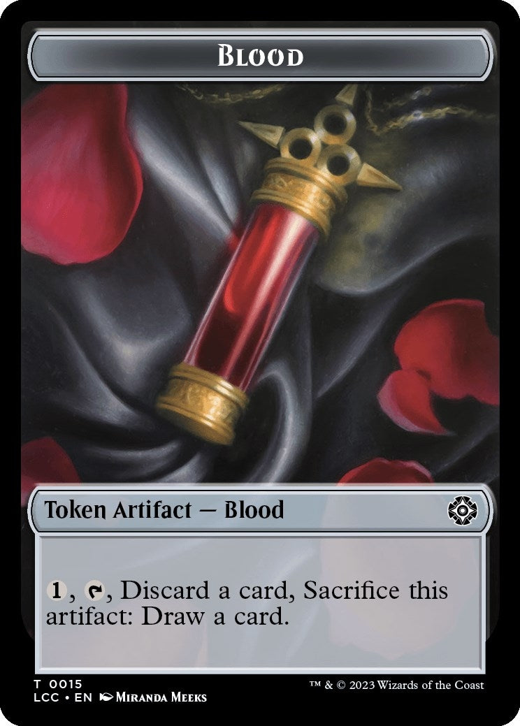 Blood // Vampire (0004) Double-Sided Token (0) [LCC] - MTG Single