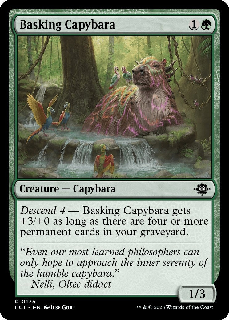 Basking Capybara (175) [LCI] - MTG Single