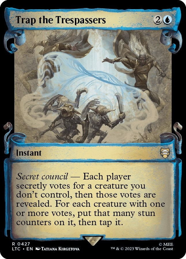 Trap the Trespassers (Showcase Scrolls) (427) [LTC] - MTG Single