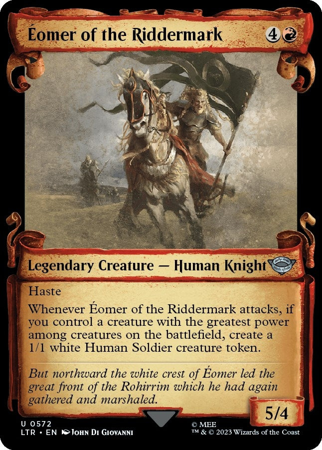 Eomer of the Riddermark (Showcase Scrolls) (572) [LTR] - MTG Single