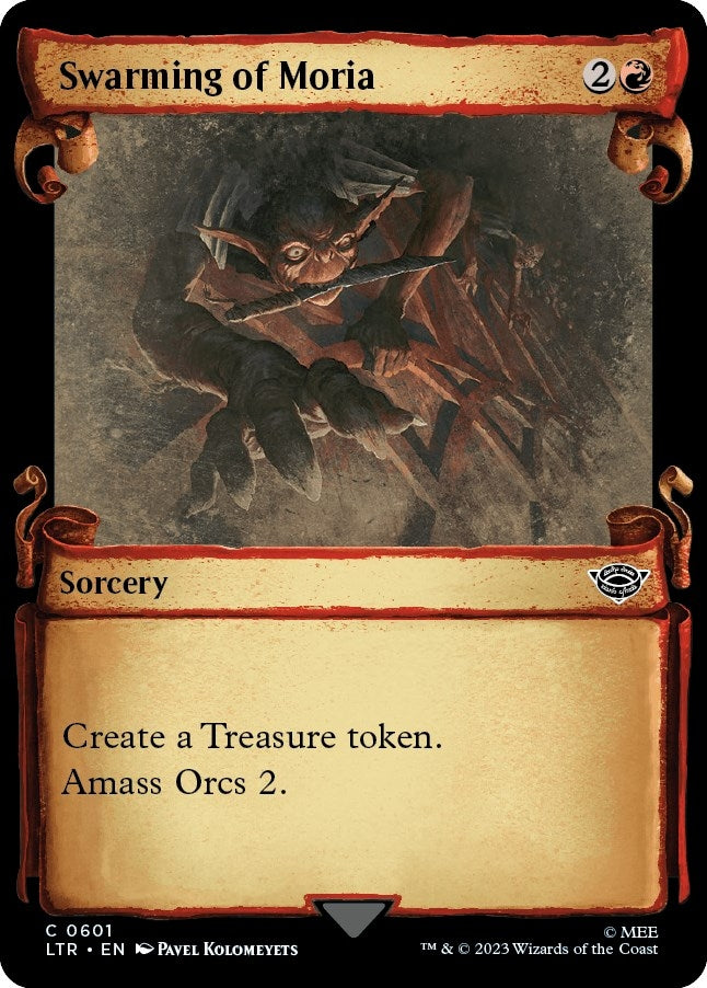 Swarming of Moria (Showcase Scrolls) (601) [LTR] - MTG Single