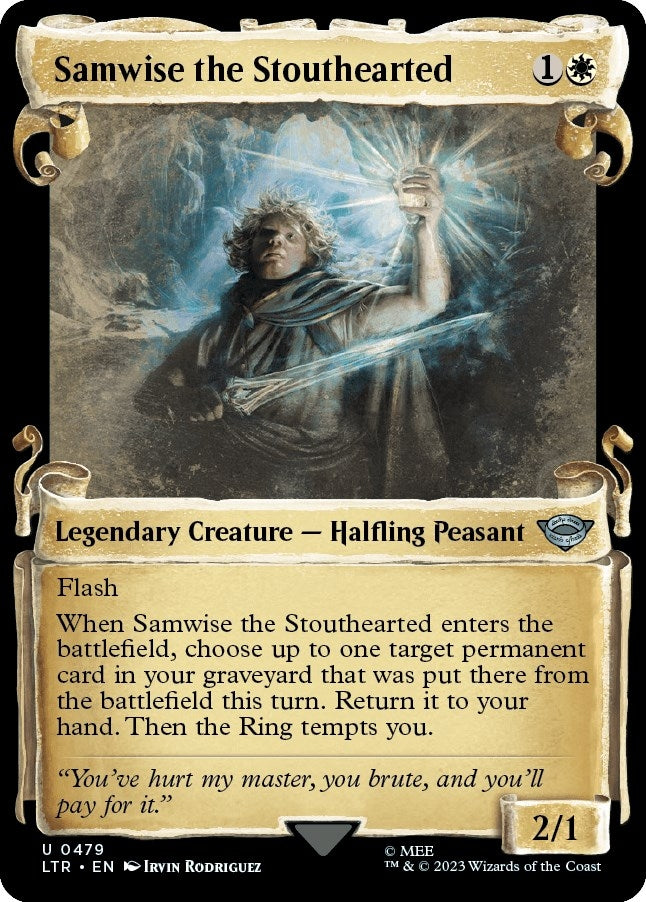 Samwise the Stouthearted (Showcase Scrolls) (479) [LTR] - MTG Single