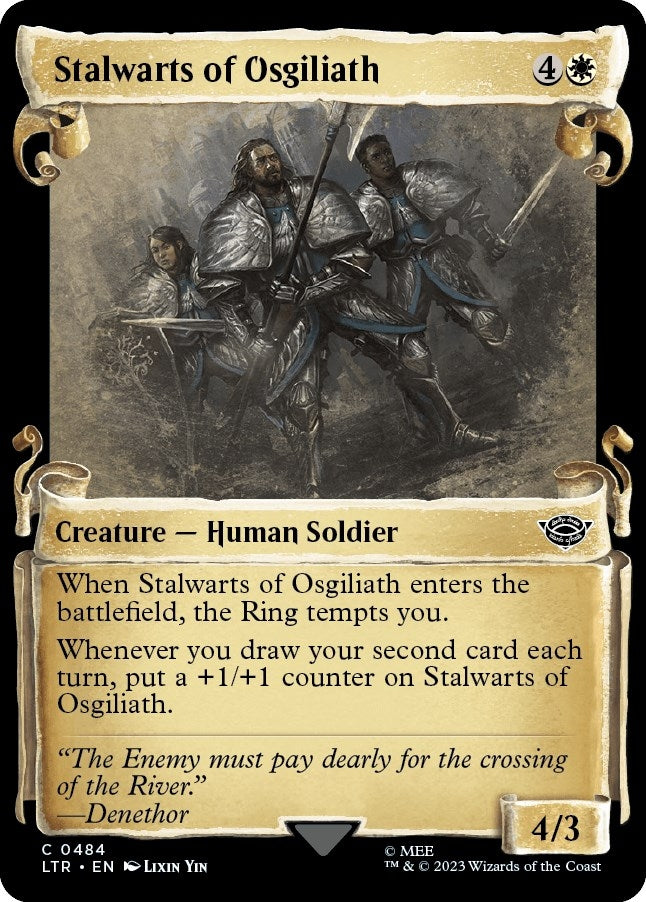 Stalwarts of Osgiliath (Showcase Scrolls) (484) [LTR] - MTG Single