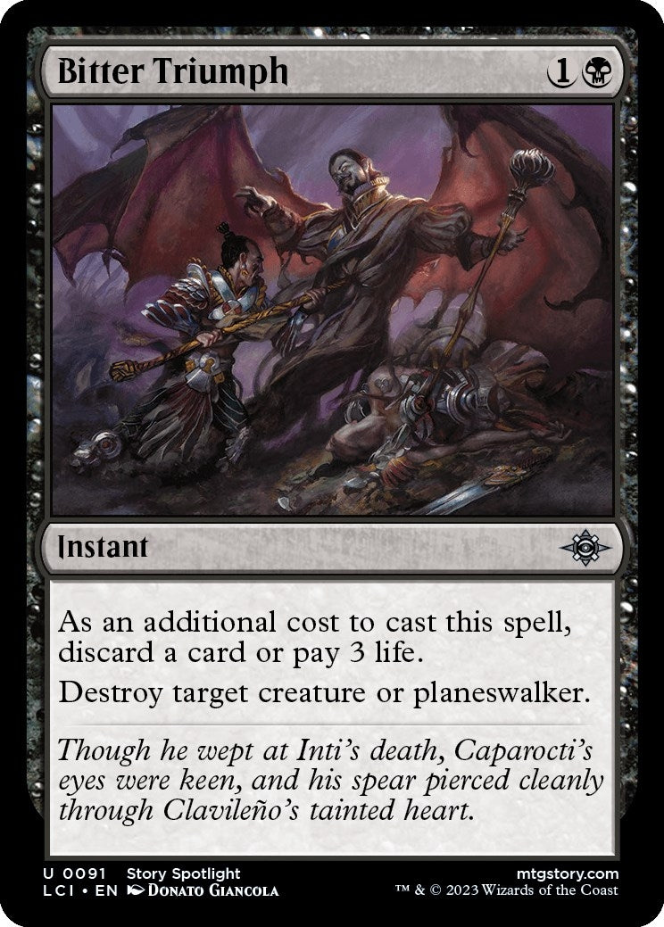 Bitter Triumph (91) [LCI] - MTG Single