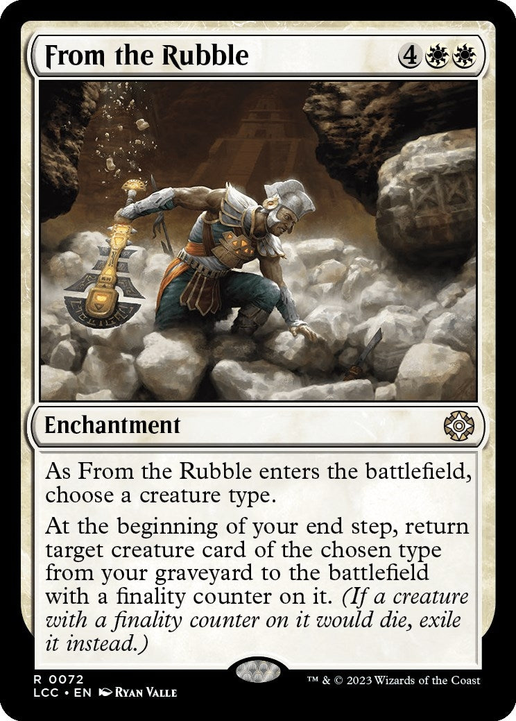 From the Rubble (72) [LCC] - MTG Single