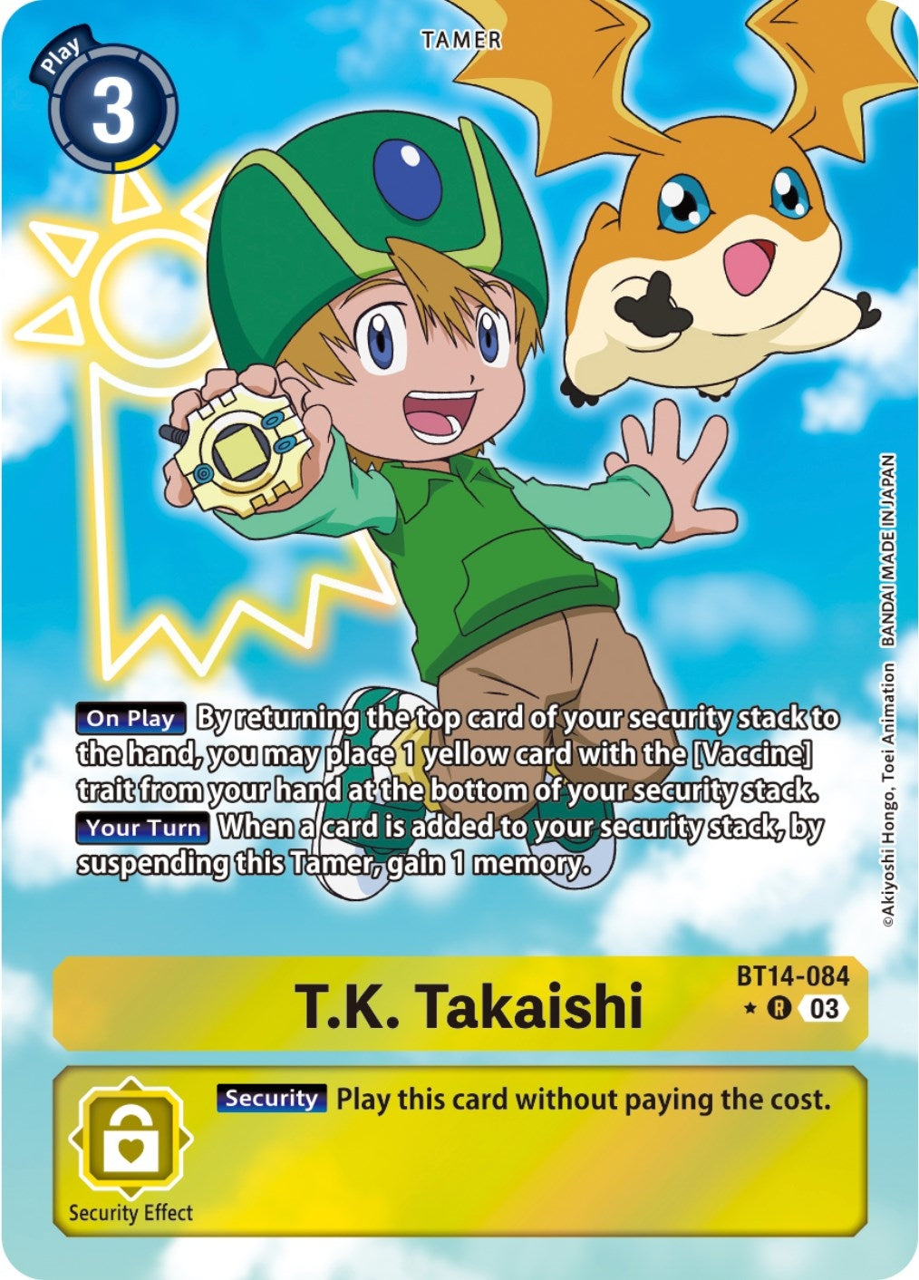 T.K. Takaishi (Alternate Art) (14084) [BT14] - Digimon Card Game Single