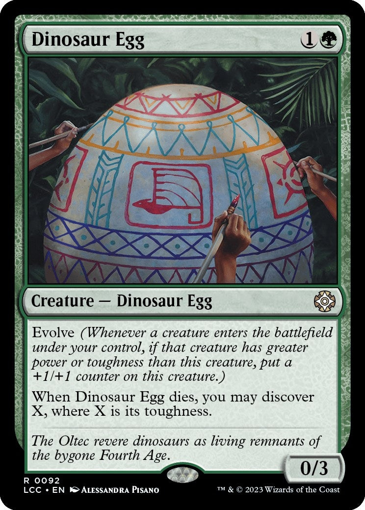 Dinosaur Egg (92) [LCC] - MTG Single