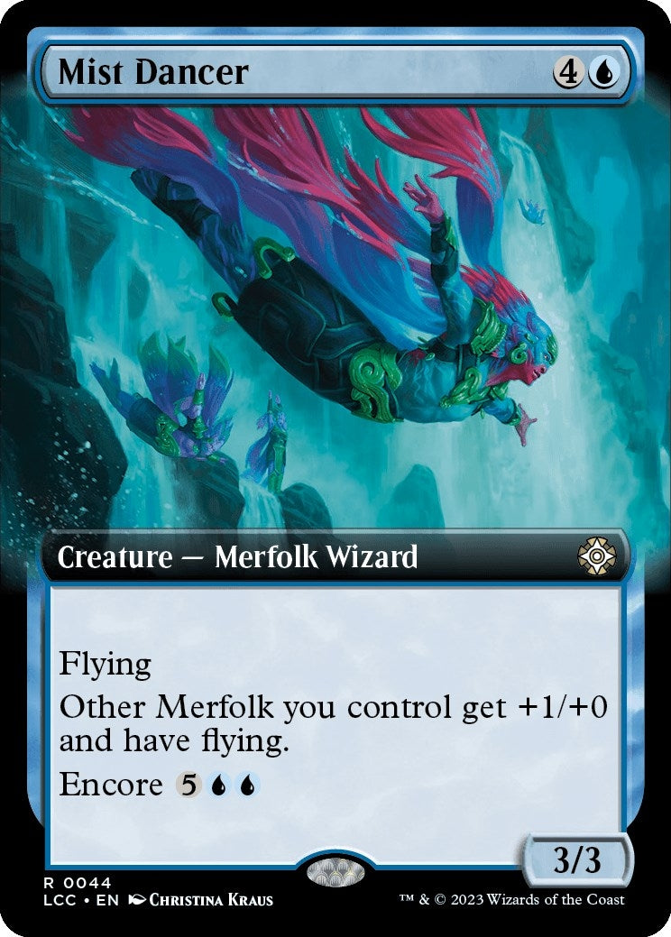 Mist Dancer (Extended Art) (44) [LCC] - MTG Single