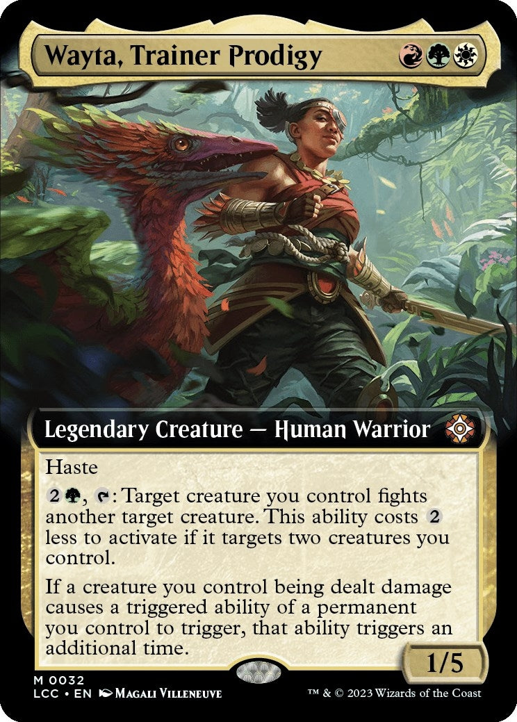 Wayta Trainer Prodigy (Extended Art) (32) [LCC] - MTG Single