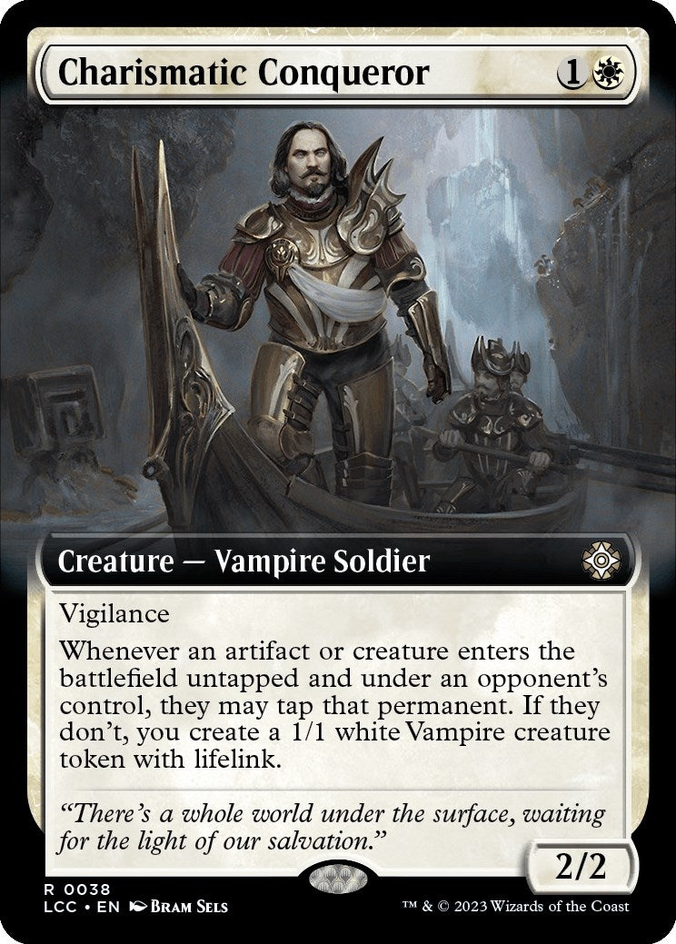 Charismatic Conqueror (Extended Art) (38) [LCC] - MTG Single