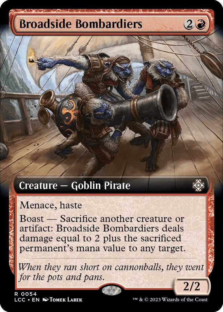 Broadside Bombardiers (Extended Art) (54) [LCC] - MTG Single
